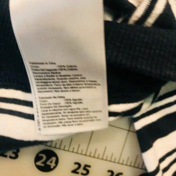 Timberland Hood Pullover Cotton Knit Striped X Large - Picture 3 of 8